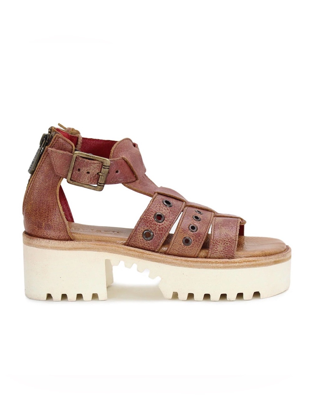 BED|STÜ Pacifica Sandals in CAFE LATTE RUSTIC